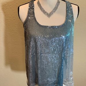 Charlotte Russe shimmering top Size M